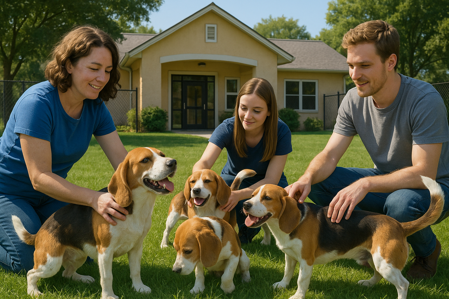 1,500 Beagles Rescued from Research Facility Begin New Lives in Loving Homes